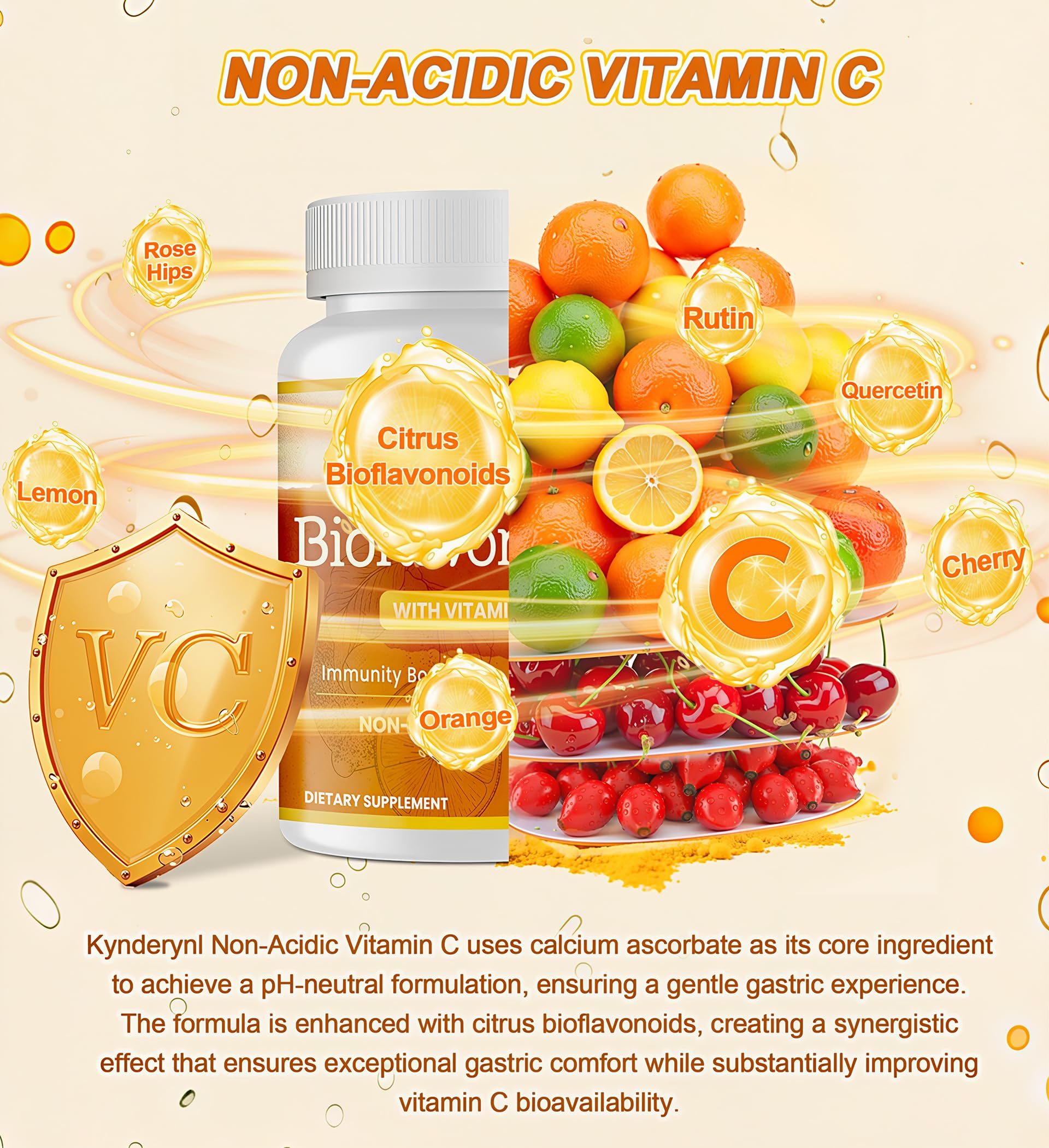 Kynderynl Vitamin C Supplement 1000mg nutritional information