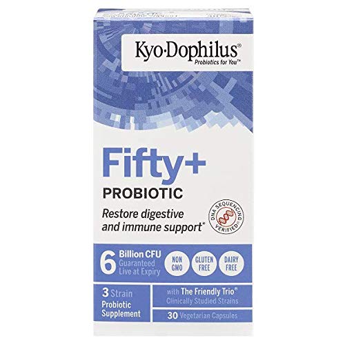 Kyo-Dophilus Fifty+ Probiotic packaging side view