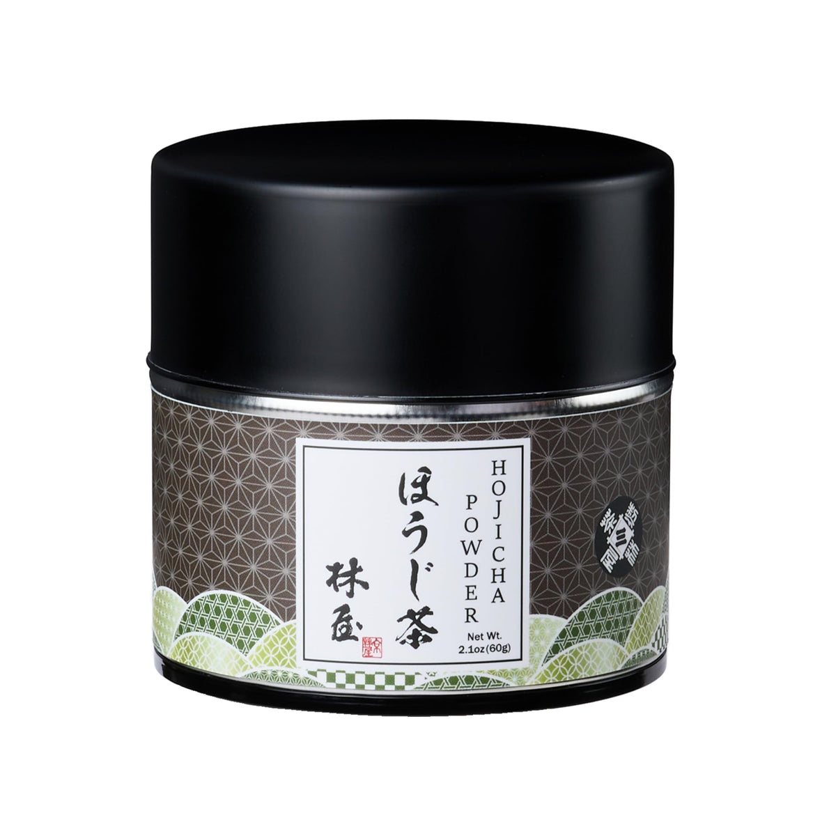 KYOHAYASHIYA Roasted Green Tea Powder 60g front view