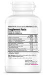 Kyolic Aged Garlic Extract 105 supplement back view with ingredients