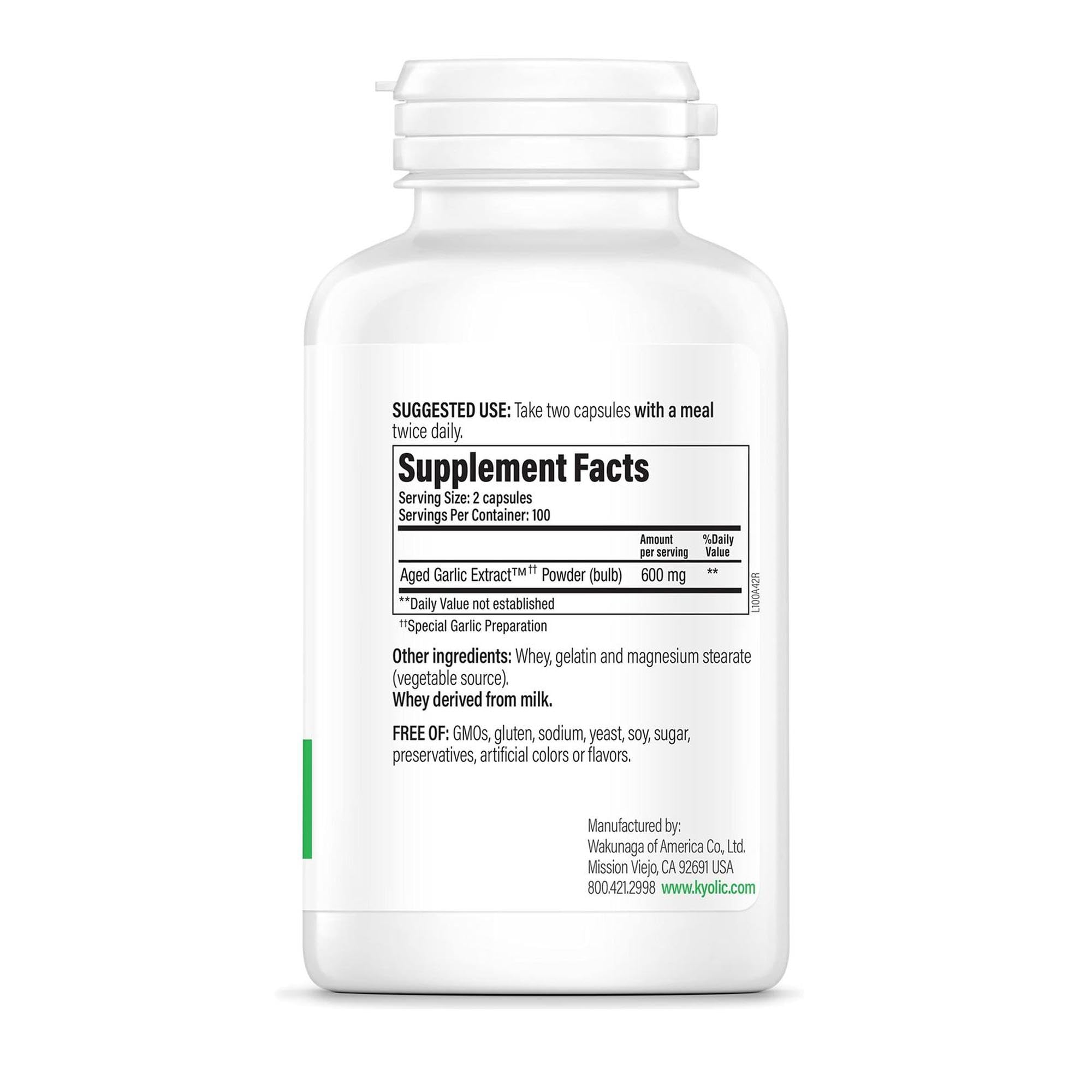 Kyolic Aged Garlic Extract 150g packaging