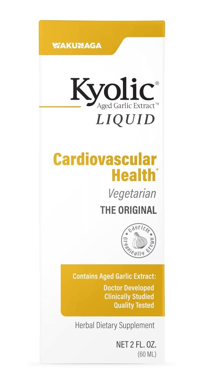 Kyolic Aged Garlic Extract 91g side view showing capsule