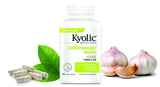 Kyolic Aged Garlic Extract capsules next to fresh garlic