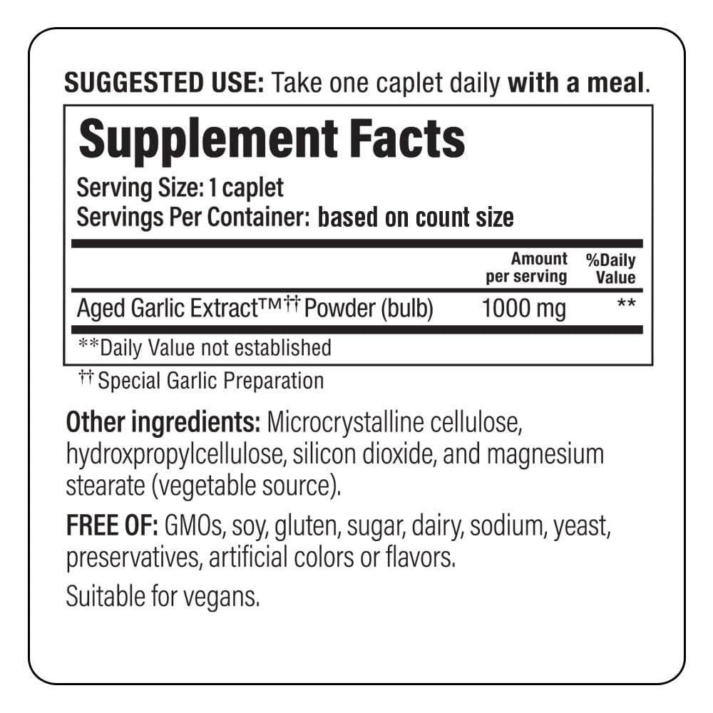 Kyolic Aged Garlic Extract Formula 250 side view of packaging
