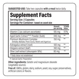 Kyolic daily wellness Support Formula 103 Aged Garlic Extract packaging on a wooden table
