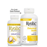 Kyolic Garlic Formula 104 capsules in a hand