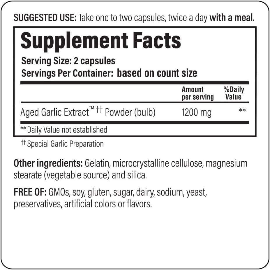 Kyolic Garlic Supplement 0.35 Pounds with amino acids