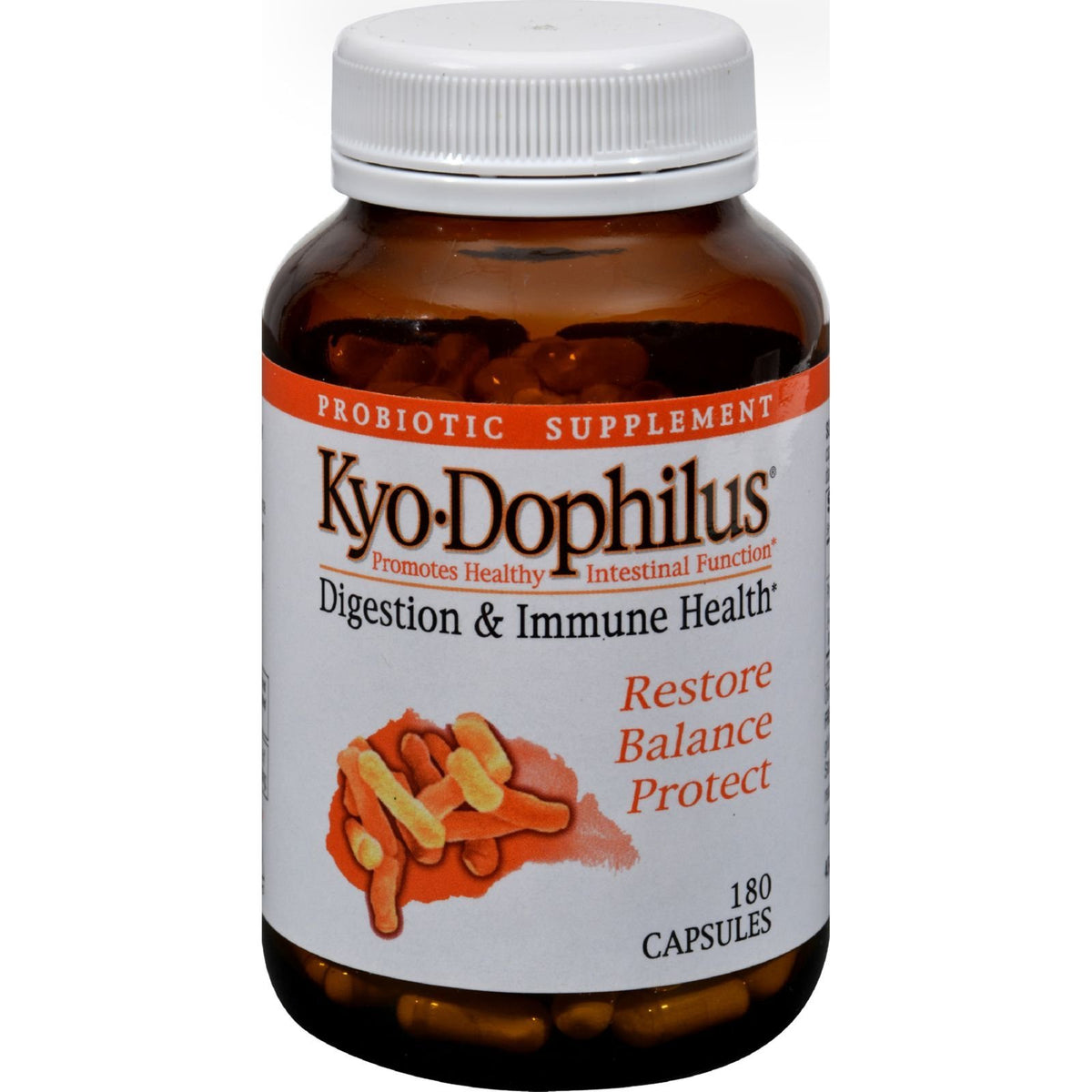 Kyolic KYO-DOPHILUS 180 capsules bottle front view