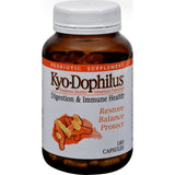 Kyolic KYO-DOPHILUS capsules close-up showing easy-to-swallow form