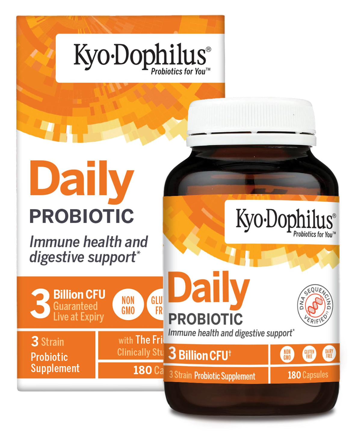 Kyolic Kyo-Dophilus Daily Probiotic 60 Capsules front view