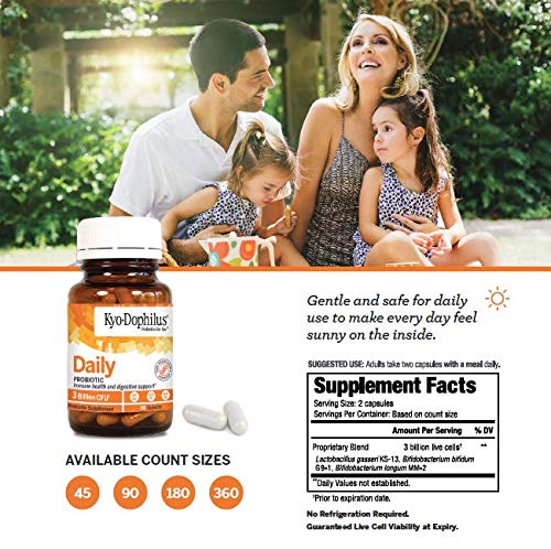 Kyolic Kyo-Dophilus Daily Probiotic packaging close-up