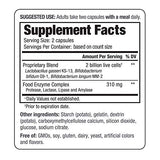 Kyolic Kyo-Dophilus Probiotics Plus Enzymes 60 Capsules opened bottle