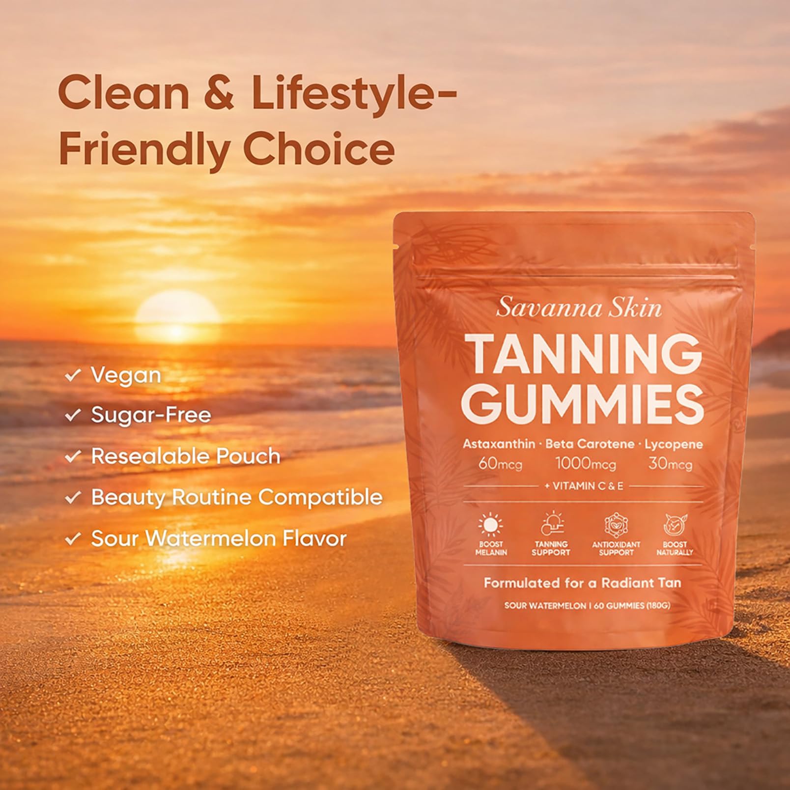 KYZTMHC Astaxanthin Gummies in a lifestyle setting