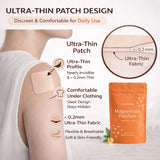 KYZTMHC Magnesium Patches back view with usage instructions