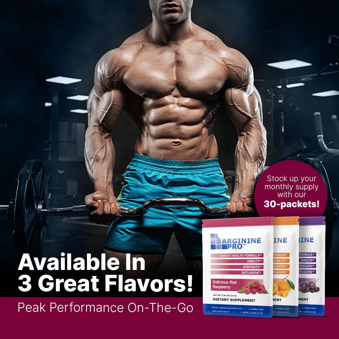 L-ARGININE PRO L-Arginine Supplement 5500mg nutritional information