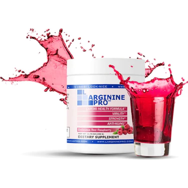 L-ARGININE PRO L-Arginine Supplement 5500mg Raspberry flavour