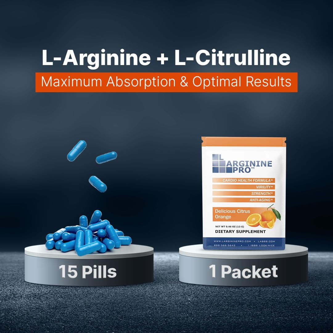 L-ARGININE PRO L-Arginine Supplement nutritional information