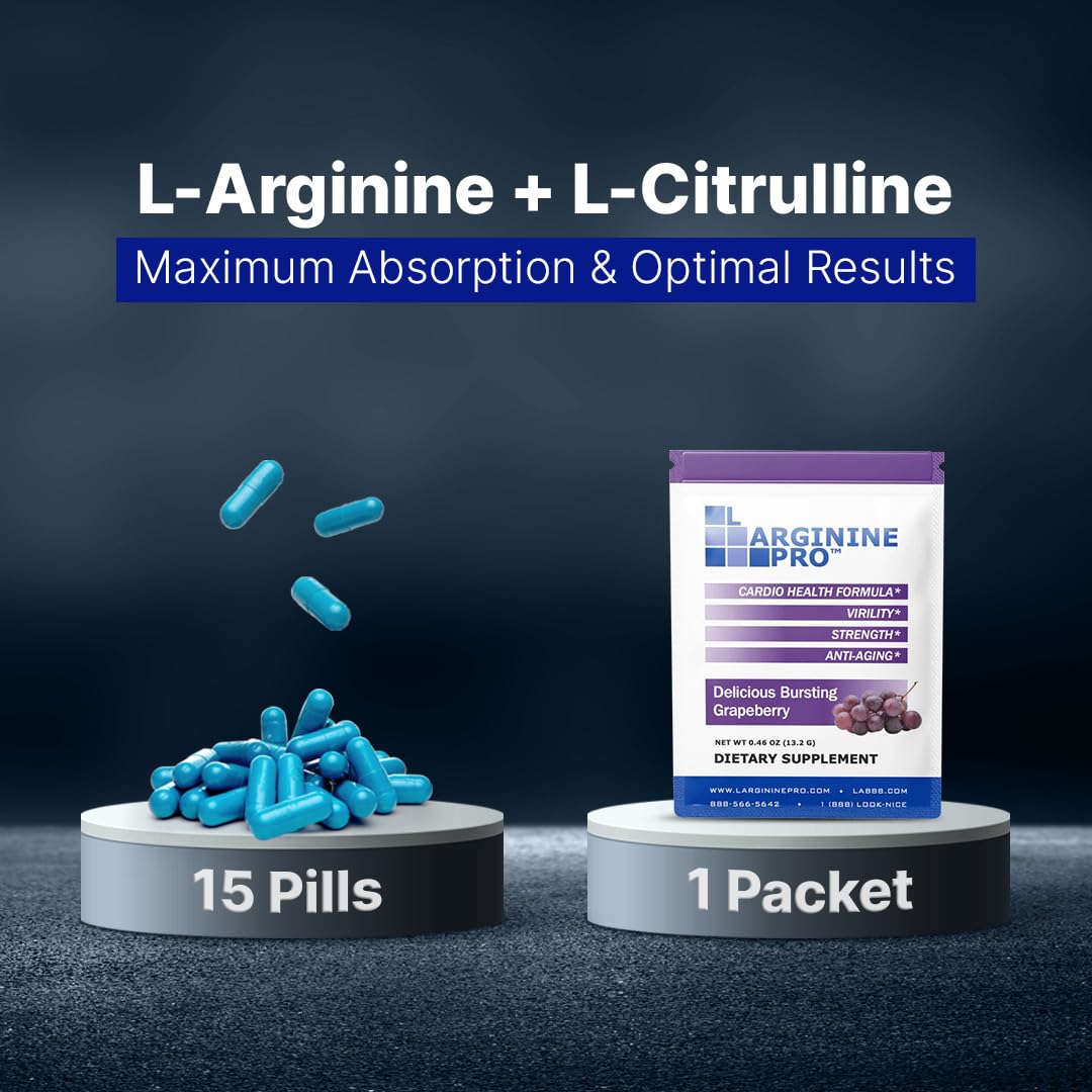 L-ARGININE PRO L-Arginine supplement with Raspberry flavour