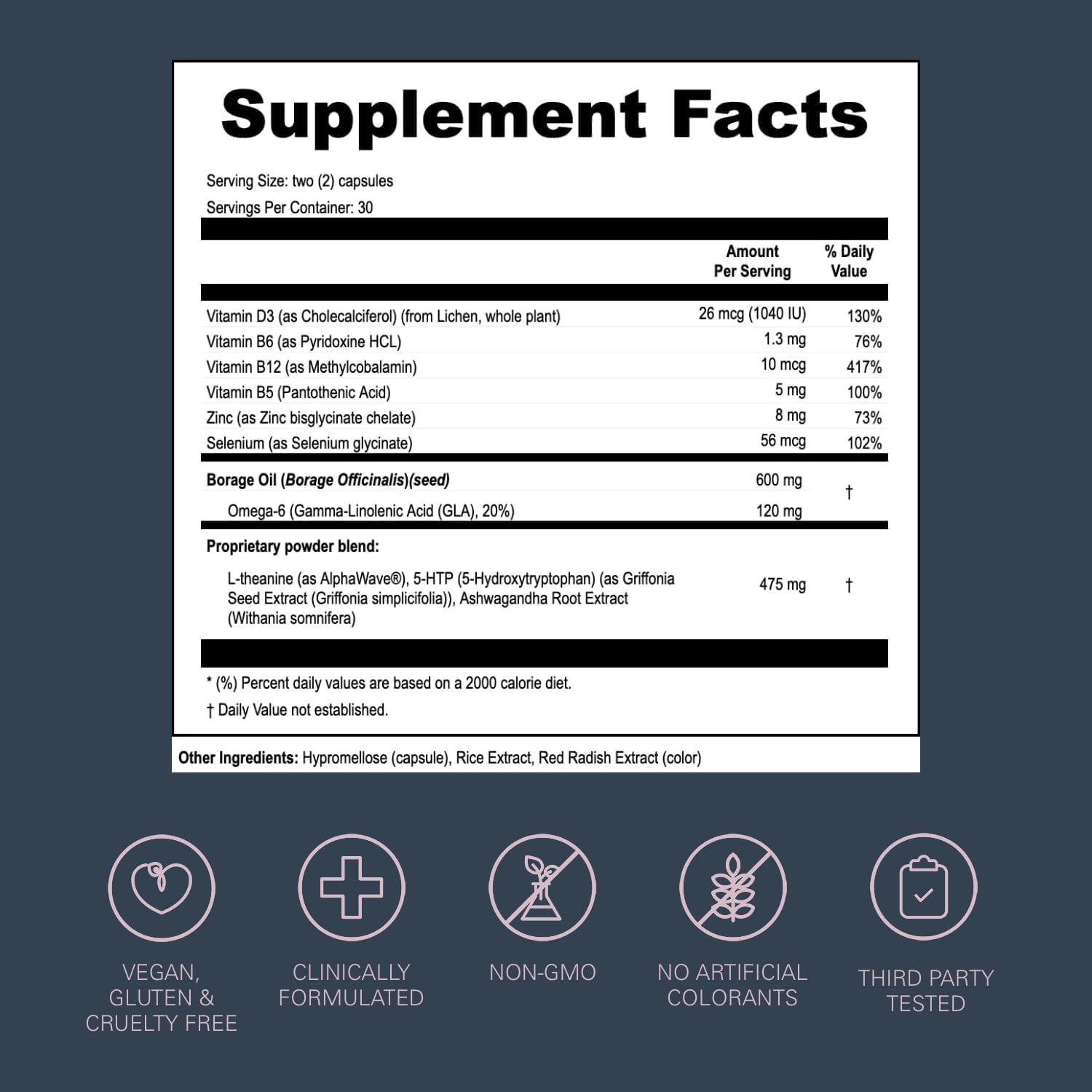L·OONI Balance Beam Ashwagandha Supplement lifestyle scene with a notebook