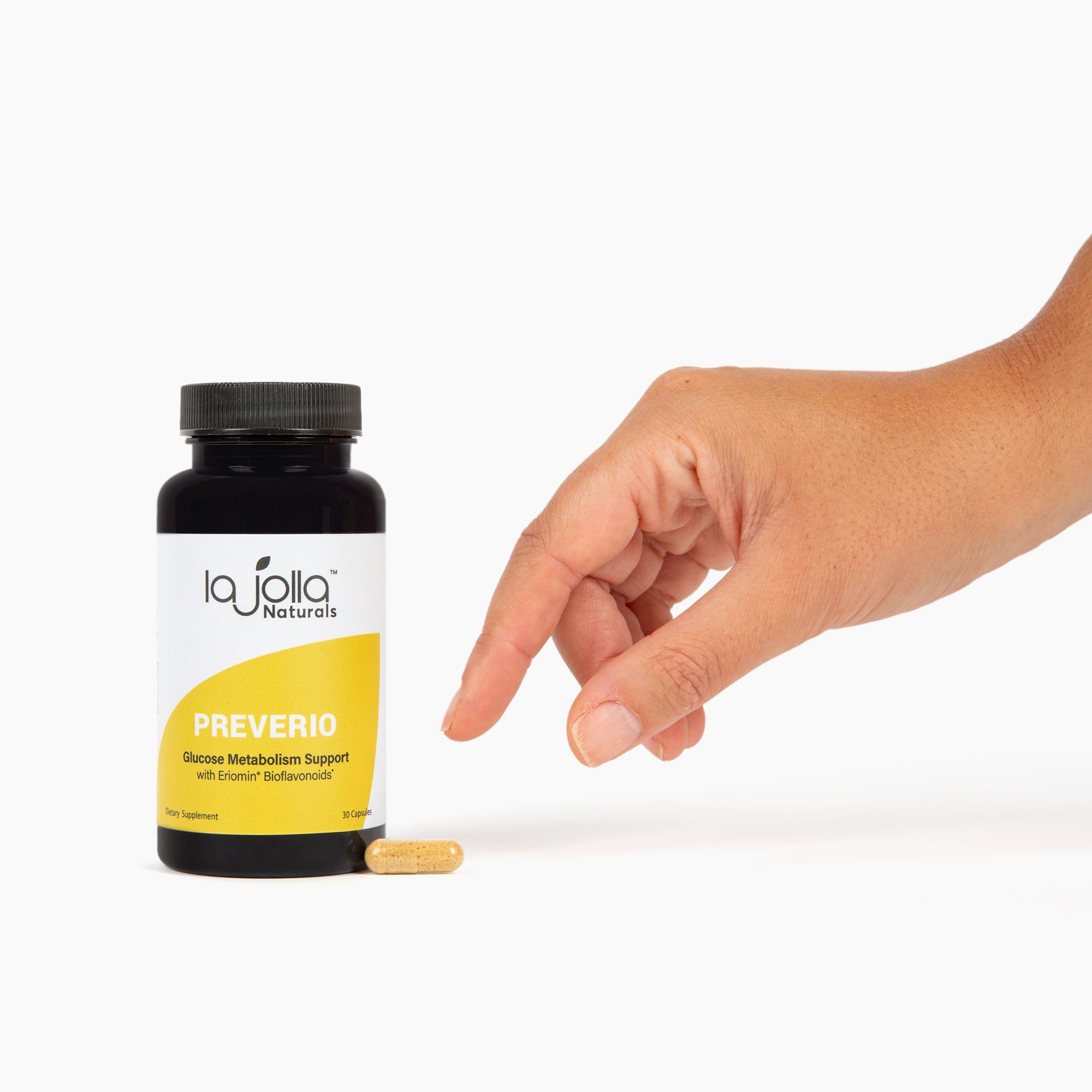 La Jolla Naturals Preverio Citrus Bioflavonoids 500mg supplement back view
