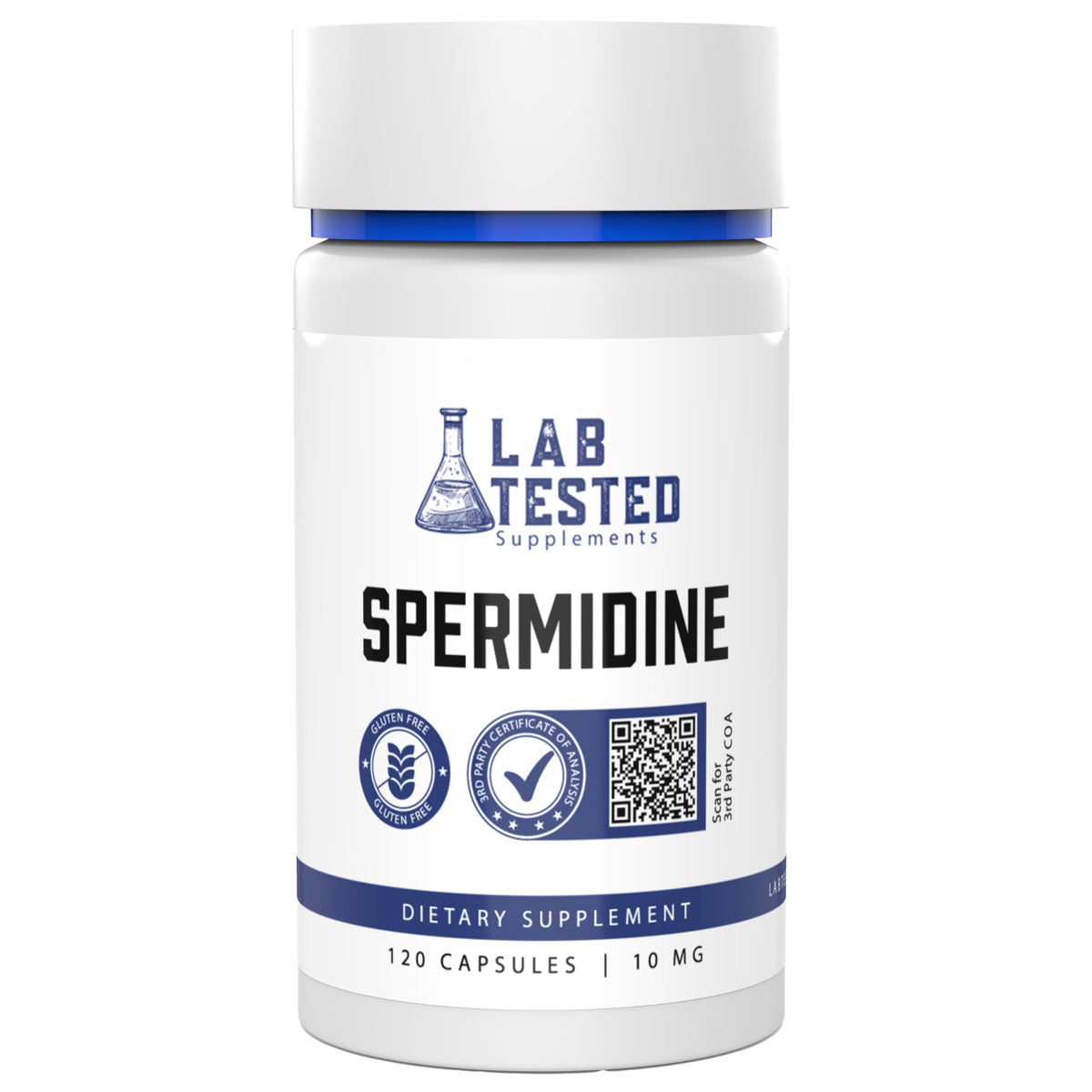 Lab Tested Supplements Spermidine 3HCL 80g front view