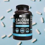 Label details of PURE ORIGINAL INGREDIENTS Calcium Carbonate Capsules