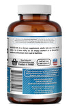Label on Amazing Nutrition L-Tryptophan 1000mg Tablets