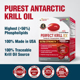 LABO Nutrition Krill Oil 500mg softgel side view