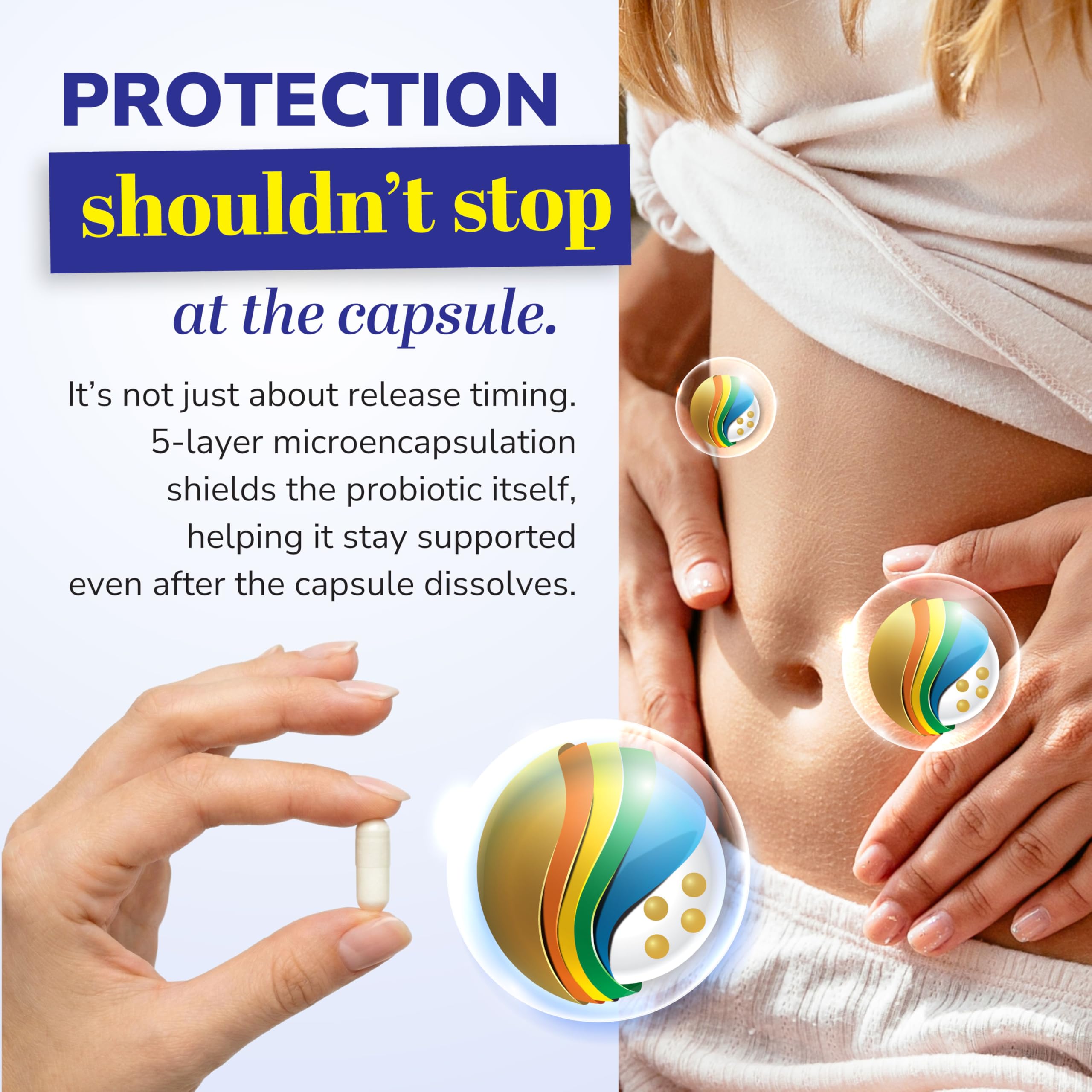 LABO Nutrition Probiotic Prebiotic Capsules opened bottle