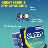 LabPack Sleep Patch side view showing plant-based ingredients