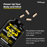 Labs Creatine HCl Capsules with measuring spoon for dosage