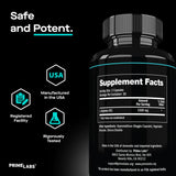 Labs L-Arginine 1500mg capsules on a wooden table