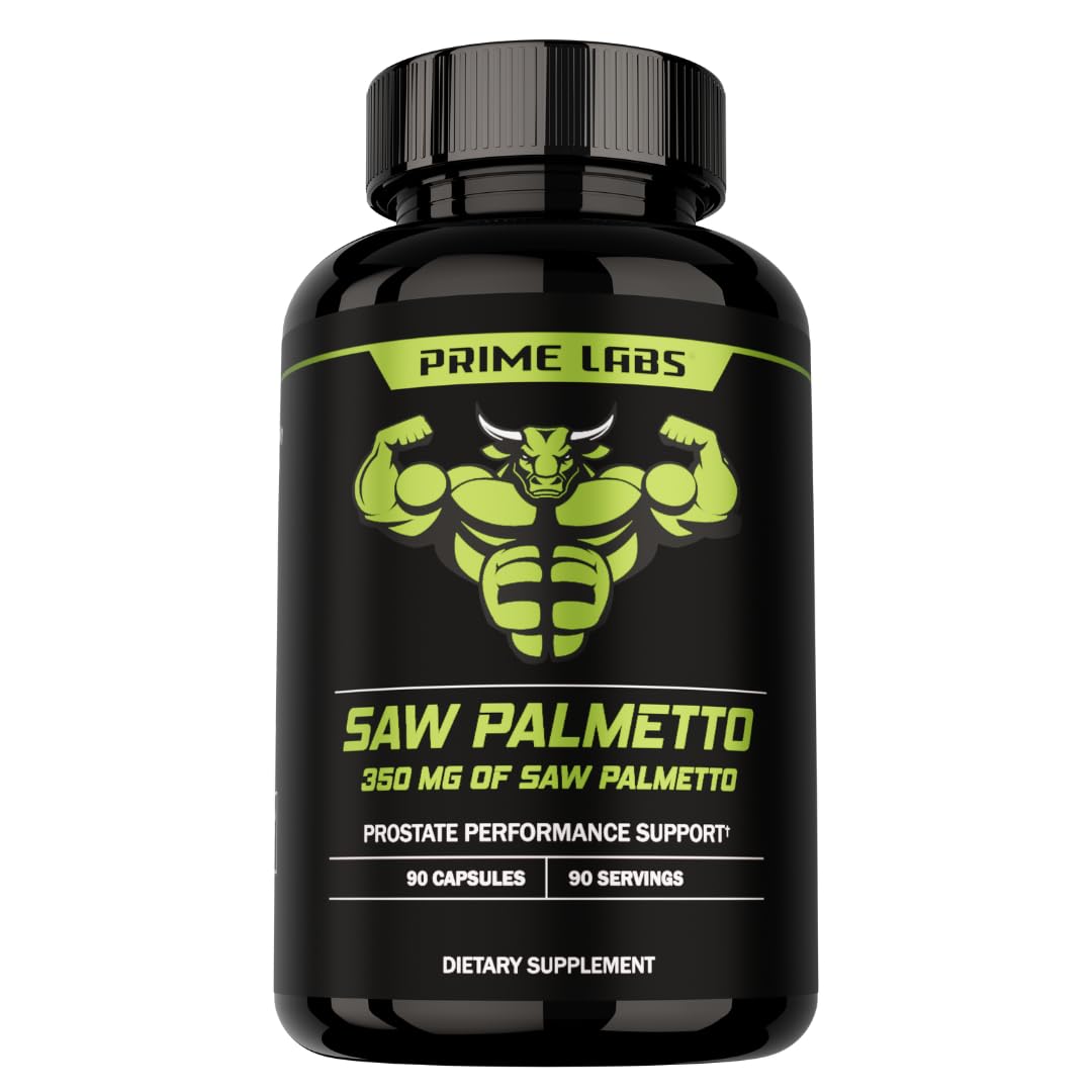 Labs Saw Palmetto Capsules front view with packaging