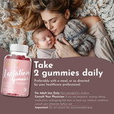 LactiFull Lactation Gummies with a measuring spoon