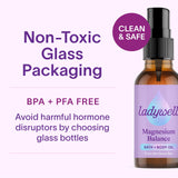 Ladywell Pure Magnesium Oil Spray application on skin