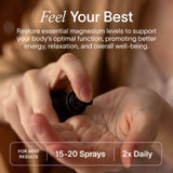 Ladywell Pure Magnesium Oil Spray in a daily wellness bath setting