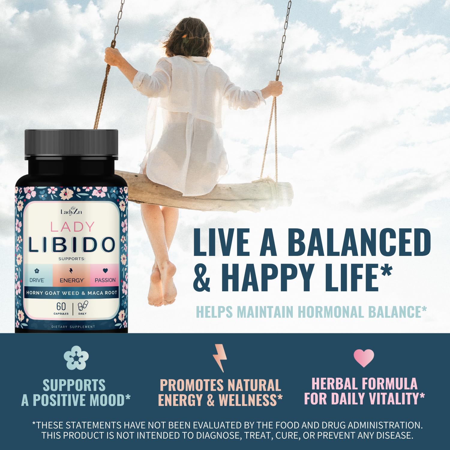 LadyZn Female Libido support ingredients list