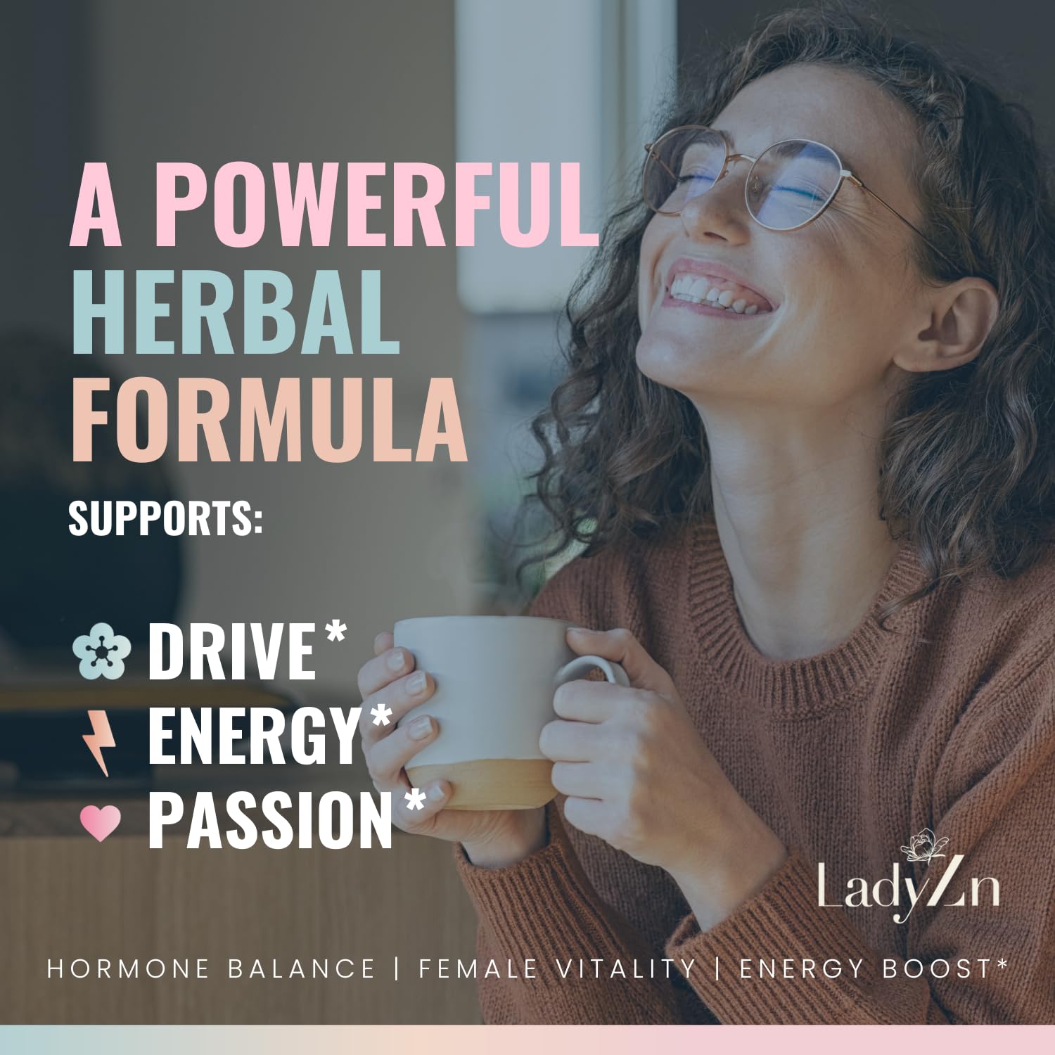 LadyZn Female Libido support packaging side view