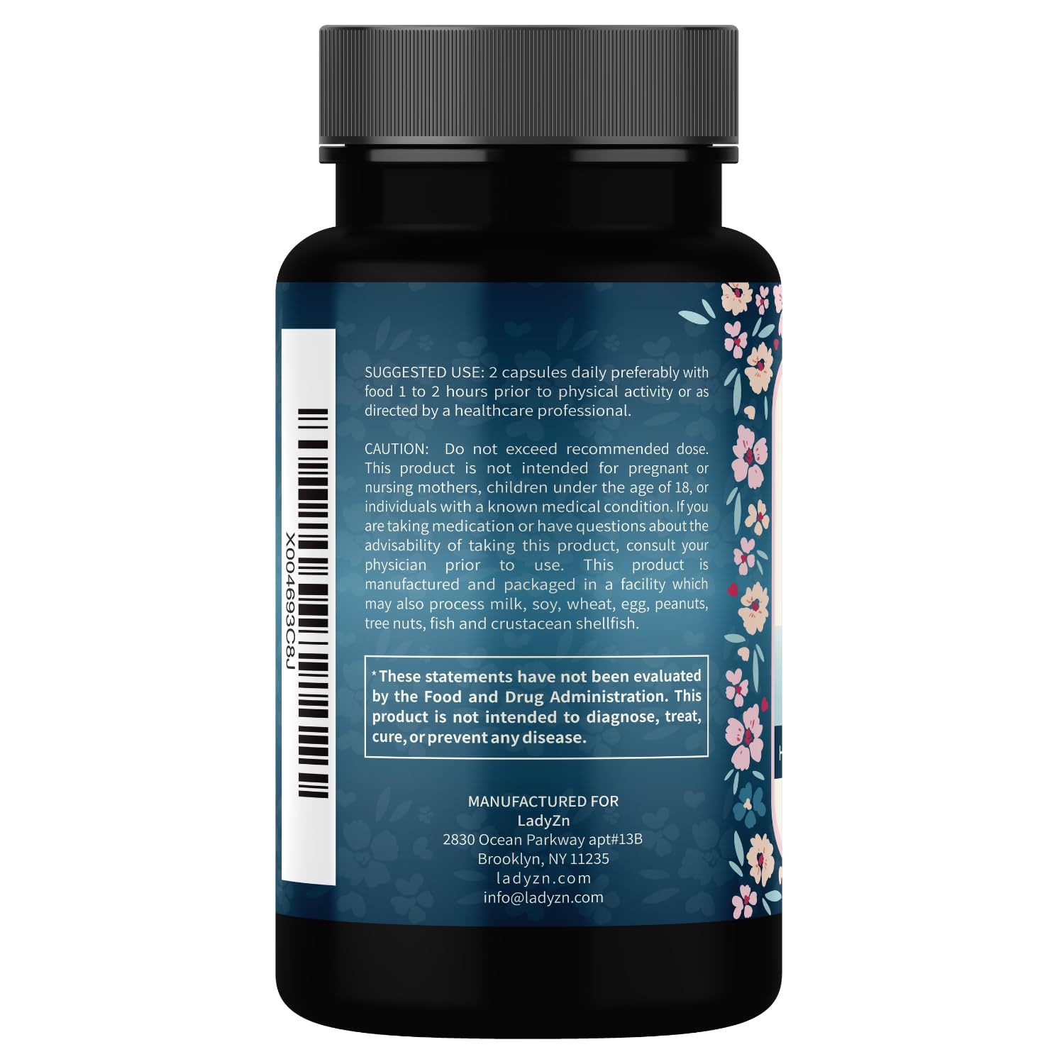 LadyZn Female Libido support with herbal ingredients