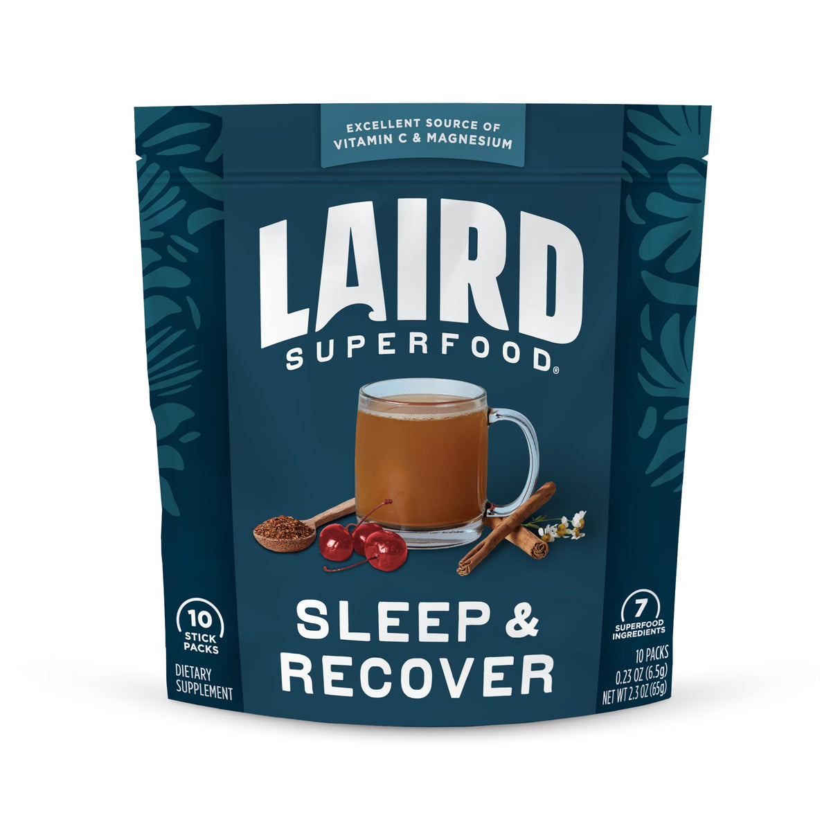 Laird Superfood Sleep & use Supplement 9g packet front view