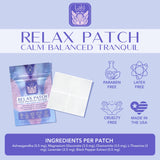 Laki Naturals daily wellness Patch with a calming background