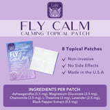 Laki Naturals Fly Calm Patch in travel setting