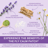Laki Naturals Fly Calm Patch lifestyle scene during travel