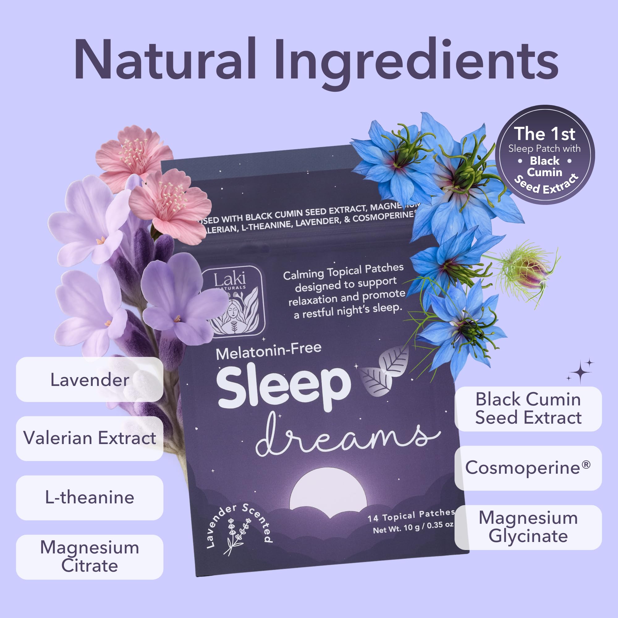 Laki Naturals Sleep Dreams Patch application on wrist