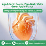 LallaBest Aged Garlic Extract Gummies apple flavour gummies close-up