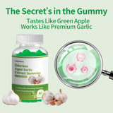 LallaBest Aged Garlic Extract Gummies side view of container