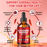 LAMFQA Cayenne Pepper Liquid Drops 30ml dropper close-up