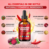 LAMFQA Cayenne Pepper Liquid Drops 30ml packaging