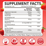 LAMFQA Liquid Magnesium Glycinate 500mg label close-up