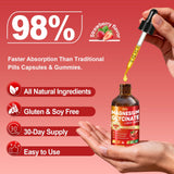 LAMFQA Liquid Magnesium Glycinate 500mg packaging with ingredients list